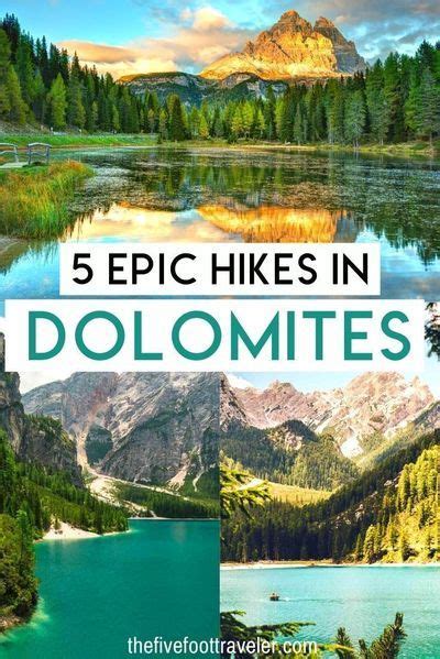 5 Epic Hikes In Dolomites Italy Travel Best Hikes Italy Travel Guide