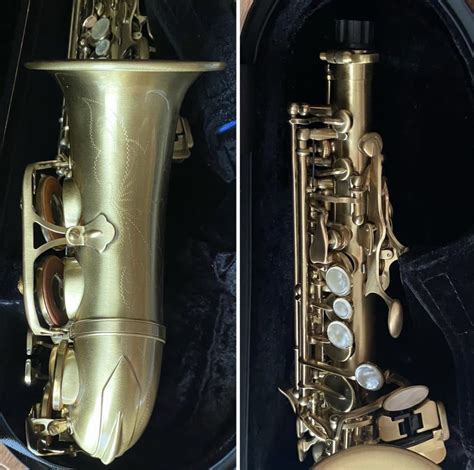Elkhart Curved Soprano Saxophone Satin Ebay