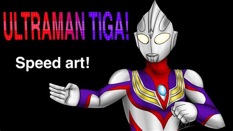 ウルトラマンティガ ULTRAMAN TIGA drawing Speed art YouTube