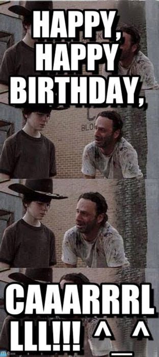 🧟‍♀️ 🧟‍♂️ 22 Awesome Walking Dead Birthday Meme Happy Birthday Meme