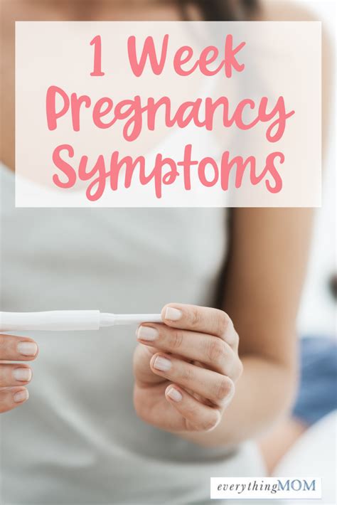 Pregnancy Symptoms Week
