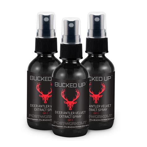 Bucked Up Pre Workout By Das Labs Deer Antler Spray