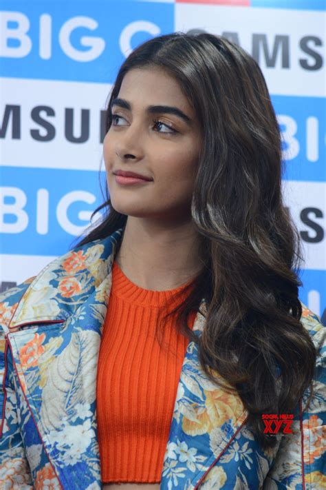 Actress Pooja Hegde Glam Stills From Samsung S20 Launch At Big C