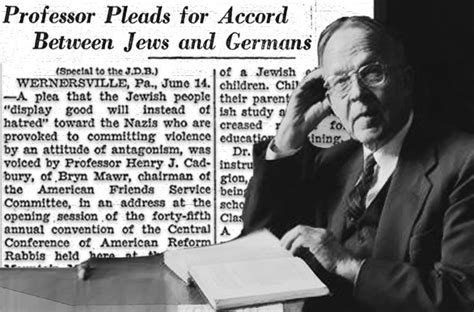 In 1934 An American Professor Urged That Jews Be Civil To The Nazis