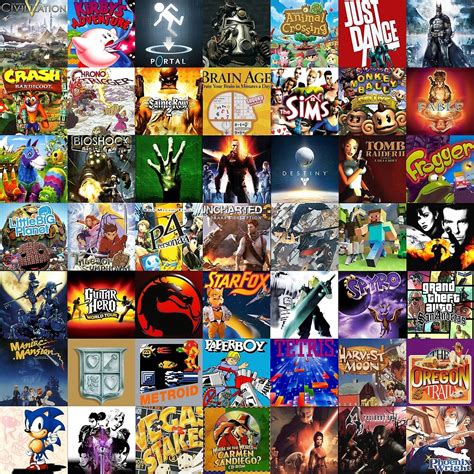 Video Game Cover Art Collage By Spiritedmuse Redbubble