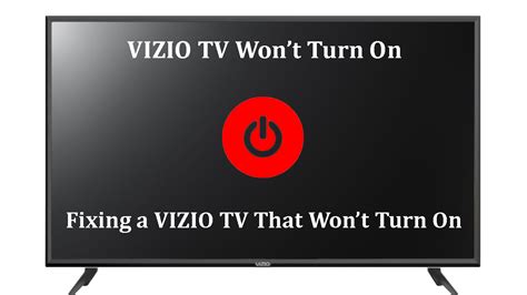 Vizio Tv Wont Turn On Fixing A Vizio Tv That Wont Turn On