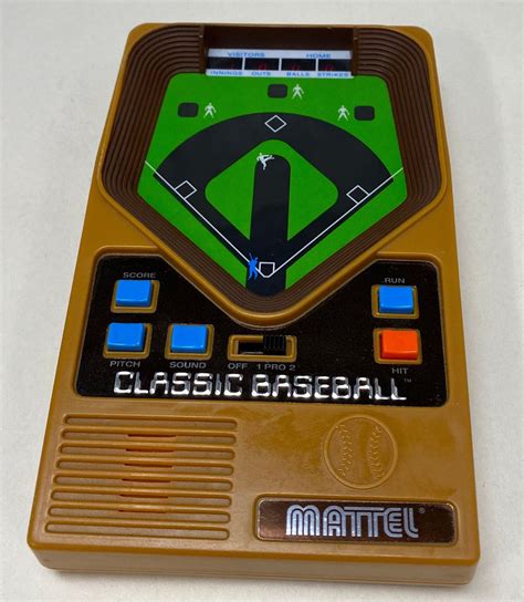 Mattel Classic Baseball Handheld Electronic Game 2001 Etsy In 2021