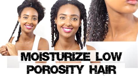 How To Moisturize Dry Low Porosity Natural Hair Youtube