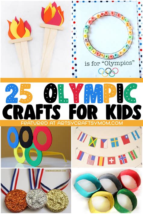 25 Outstanding Olympic Crafts For Kids To Make Olympic Crafts