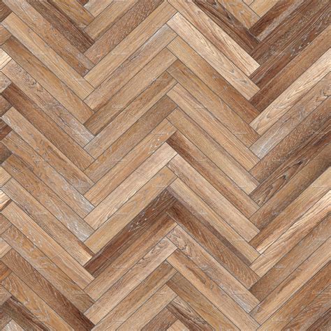 Seamless Wood Parquet Texture Herringbone Light Brown Custom