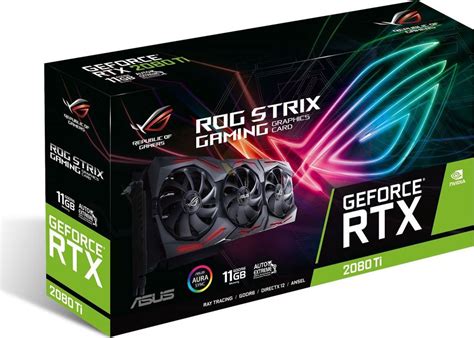 Asus Geforce Rtx 2080 Ti 11gb Rog Strix Advanced Gaming 90yv0cc1