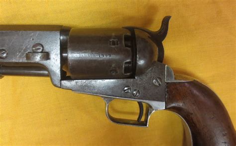 Rare Early 2nd Model Colt “ranger Model” M1851 Navy Squareback Revolver