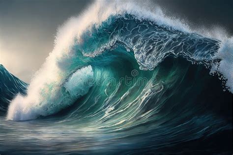 Huge Ocean Crashing Wave Stock Photo Image Of Ocean 271218858
