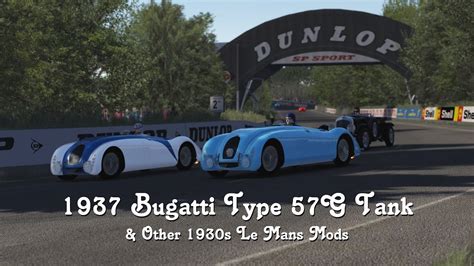 1930s Le Mans Mod Pack For Assetto Corsa Featuring The 1937 Bugatti