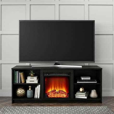 Electric Fireplace Heater Tv Stand Console Media Entertainment