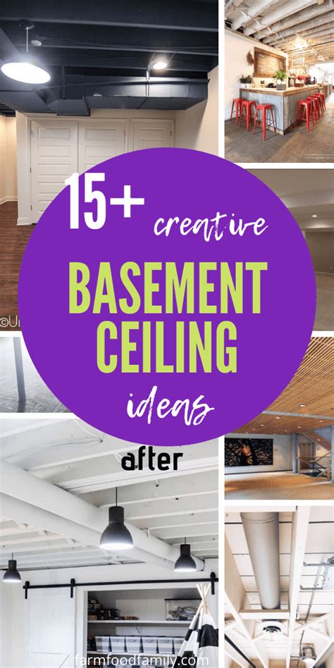 What Do You Do With Low Basement Ceilings Here Are 15 Cheap And Easy