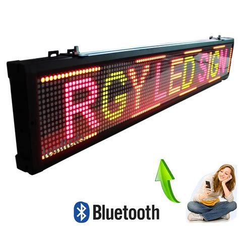 207x 63 Inches Bluetooth Display Indoor Programmable Scrolling Led