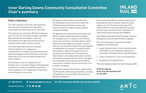 In addition to supersummary's 1,950+ study guides, we offer 7,000+ free plot summaries covering a diverse range of books. Inner Darling Downs CCC meeting Chair summary 23 June 2020 ...