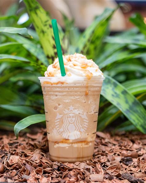 Starbucks Caramel Ribbon Crunch Frappuccino Starbucks Caramel