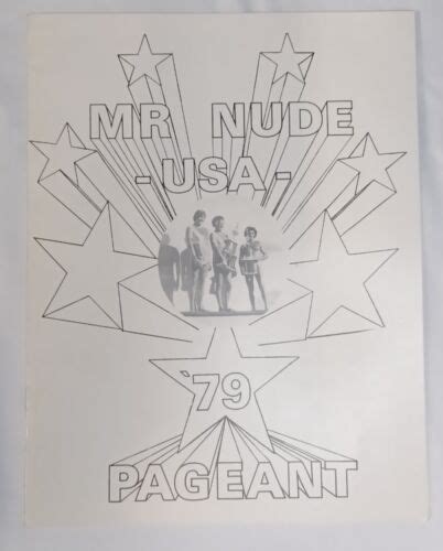 Vintage Naturist Publication Ms Nude Usa Pageant Program Ebay My Xxx Hot Girl