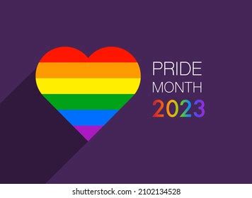 Pride Month Poster Gay Rights Stock Illustration