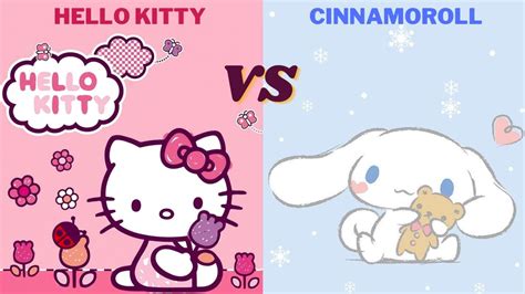 Hello Kitty Vs Cinnamoroll Which One Do You Like 💖💙 2 Youtube