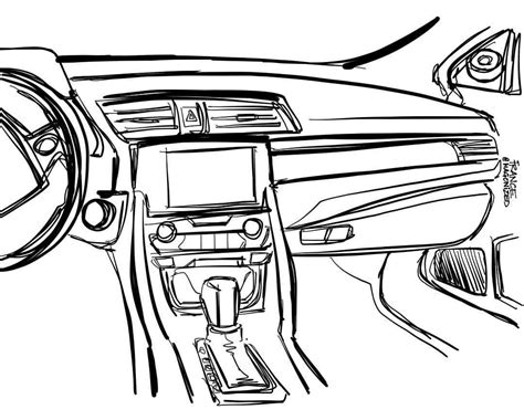 Car Console Labeled Diagram