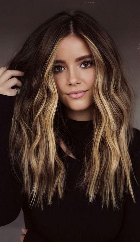 Trendy Hair Colour Ideas Hairstyles Rich Brunette With High