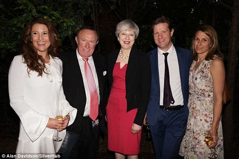 May And Davis Pestered By Journalist At Spectator Party Daily Mail Online