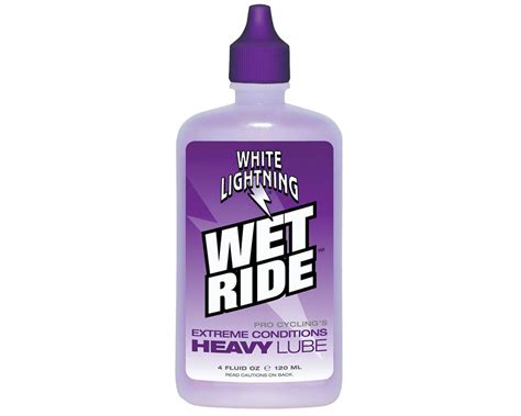 White Lightning Wet Ride Lubricant Squeeze Bottle 4oz W59040102
