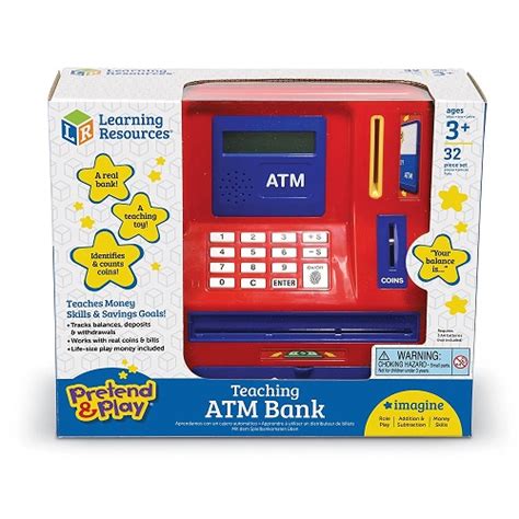 Pretend And Play Teaching Atm Bank Kiedler