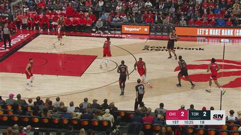 Challenge Of Called Foul Bulls Raptors Nba Official