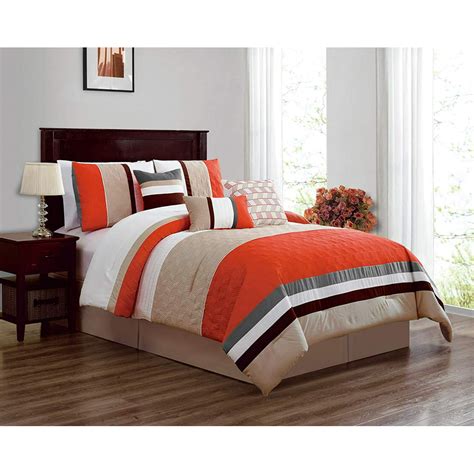 Hgmart Bedding Comforter Set Bed In A Bag 7 Piece Luxury Microfiber