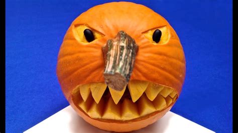 How To Carve An Angry Pumpkin Halloween Ideas Food Art Cutting