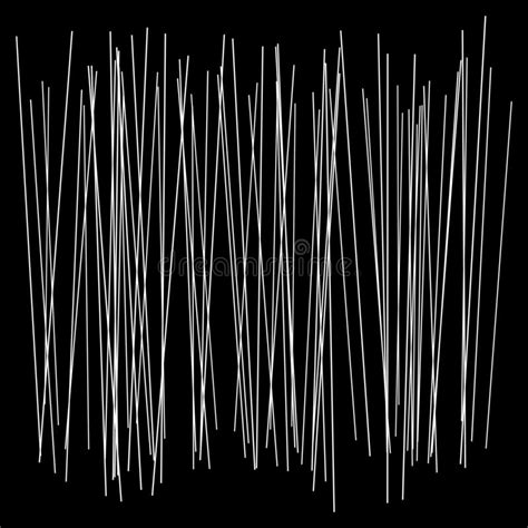 Random Lines Stripes Vector Element Stock Vector Illustration Of