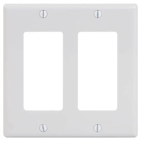 Icc Ic107dfdwh Double Gang Decorex Faceplate