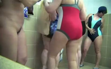 hidden cam footage of women undressing in the public pool locker room video