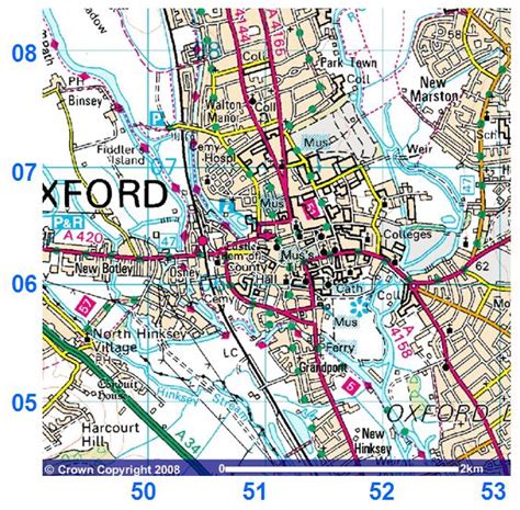 Using Symbols On Maps Oxford Ordnance Survey Maps Oxford Oxford