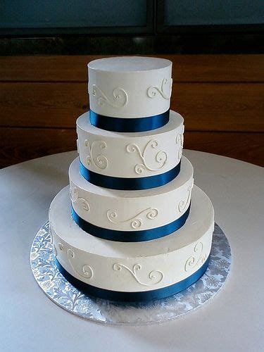Blue Ribbon Wedding Cake Royal Wedding Cake Wedding Cake Ribbon