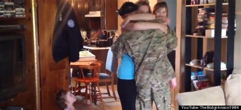 Returning Soldier Surprises His Wife In Emotional Homecoming Video Video