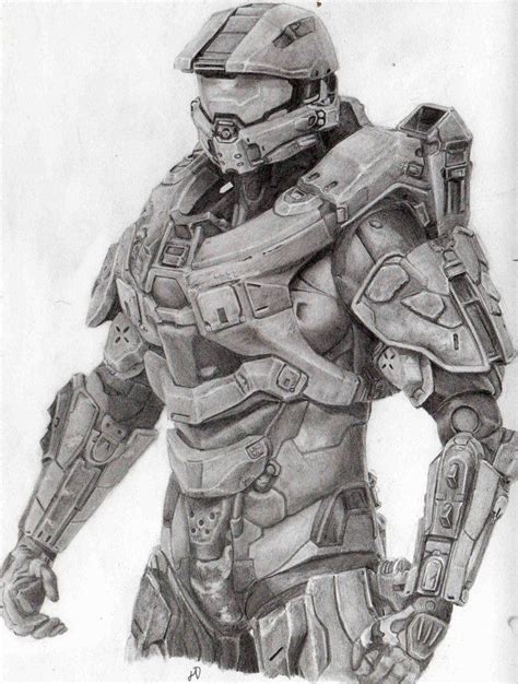 Master Chief By Pencillus On Deviantart Halo Drawings Master Chief