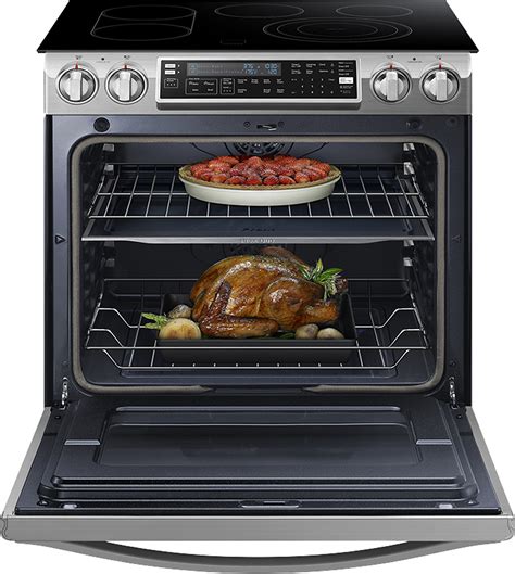 Best Buy Samsung Chef Collection Flex Duo 30 Self Cleaning Slide In