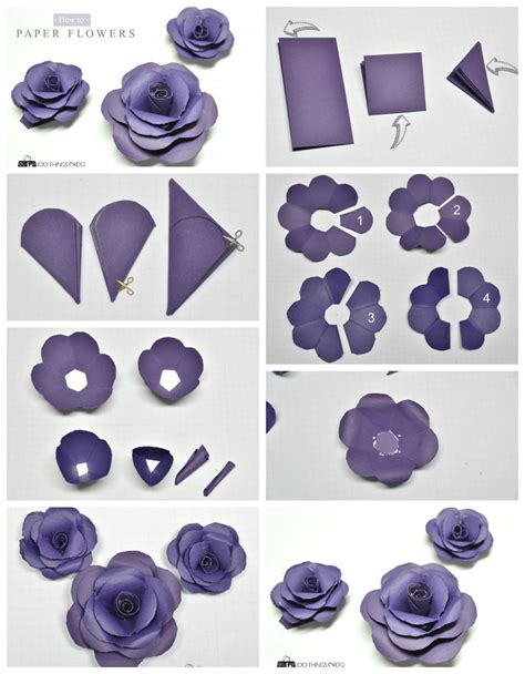 How To Make Paper Flowers Things Do Paper Flowers Diy Paper