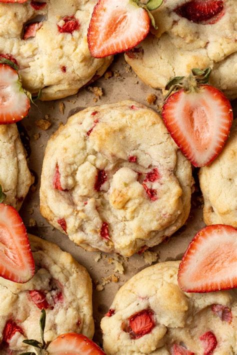Strawberry Cheesecake Cookies Cookie Dough Diaries