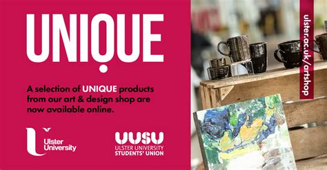 Ulster University Art And Design Boutique Ulster University Art Shop