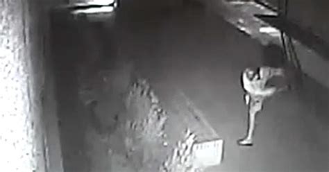 Surveillance Video Captures Man Vandalizing Long Beach Temple Cbs Los