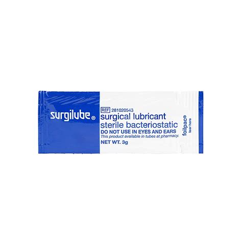 Buy Surgilube Lubricating Jelly Foilpac 144 Packetsbox Packets