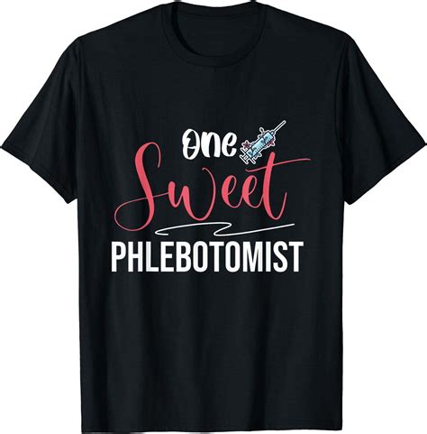 Phlebotomist's Exclusive Syringe Nurse Blood Tee - Distinctive Design
