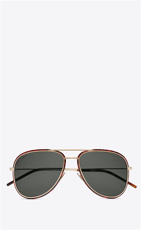 Classic Sl 294 Front View Saint Laurent Store Mirrored Sunglasses Sunglasses Women Ysl