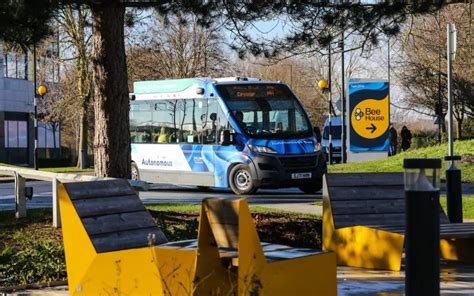 Uks First Electric Autonomous Bus Service Begins At Milton Park Ukspa